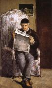 in reading the artist's father Paul Cezanne
